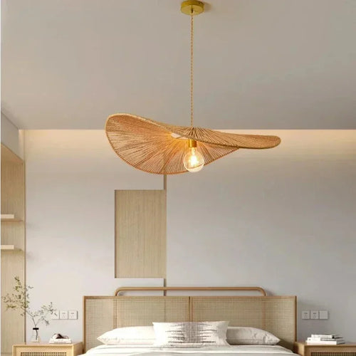 suspension japonaise en corde de chanvre pour décoration moderne - vue 2 sur 21