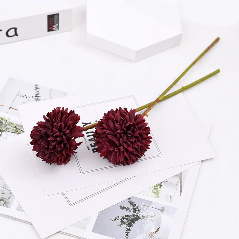 fleur artificielle pissenlit chrysanthème pour décoration mariage et événements - vue 6 sur 14