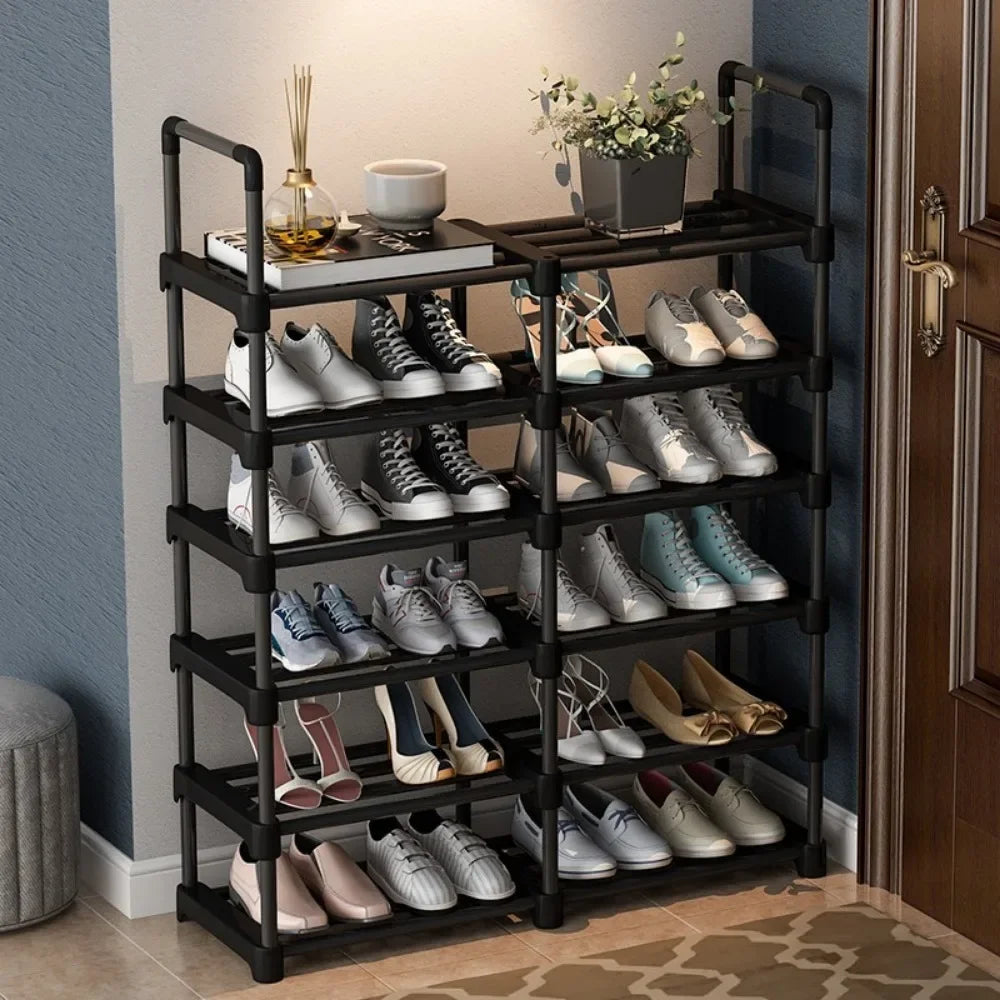 étagère à chaussures amovible multicouche pour rangement pratique - vue 4 sur 11