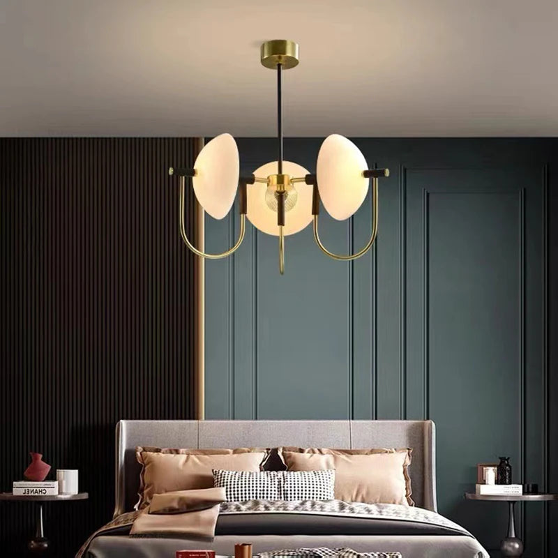 lampe de chevet créative style médiéval minimaliste en verre - vue 4 sur 9