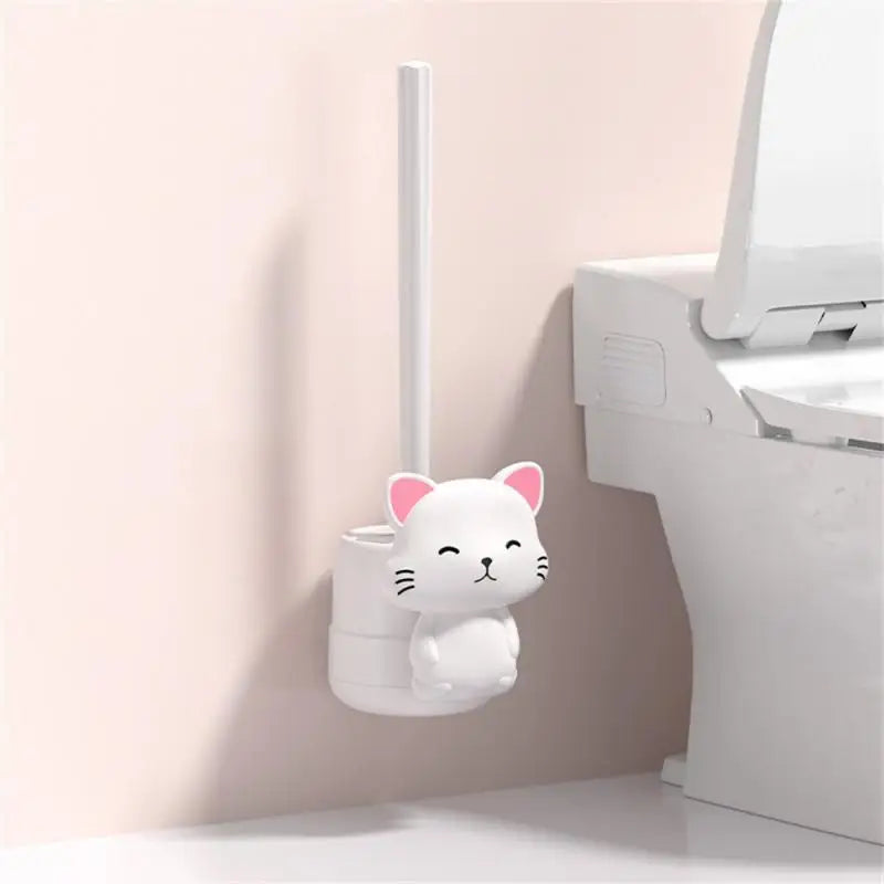 brosse de toilette pour nettoyage de fosse à squat sans angle mort - vue 7 sur 7