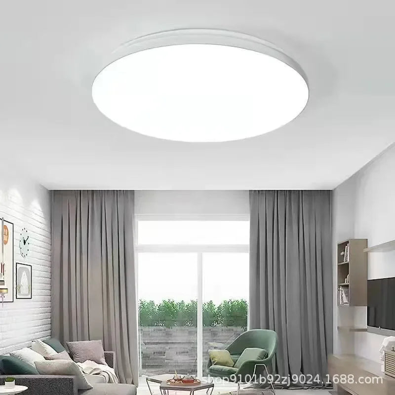 plafonnier led moderne ultra mince en acrylique pour un éclairage élégant - vue 4 sur 13