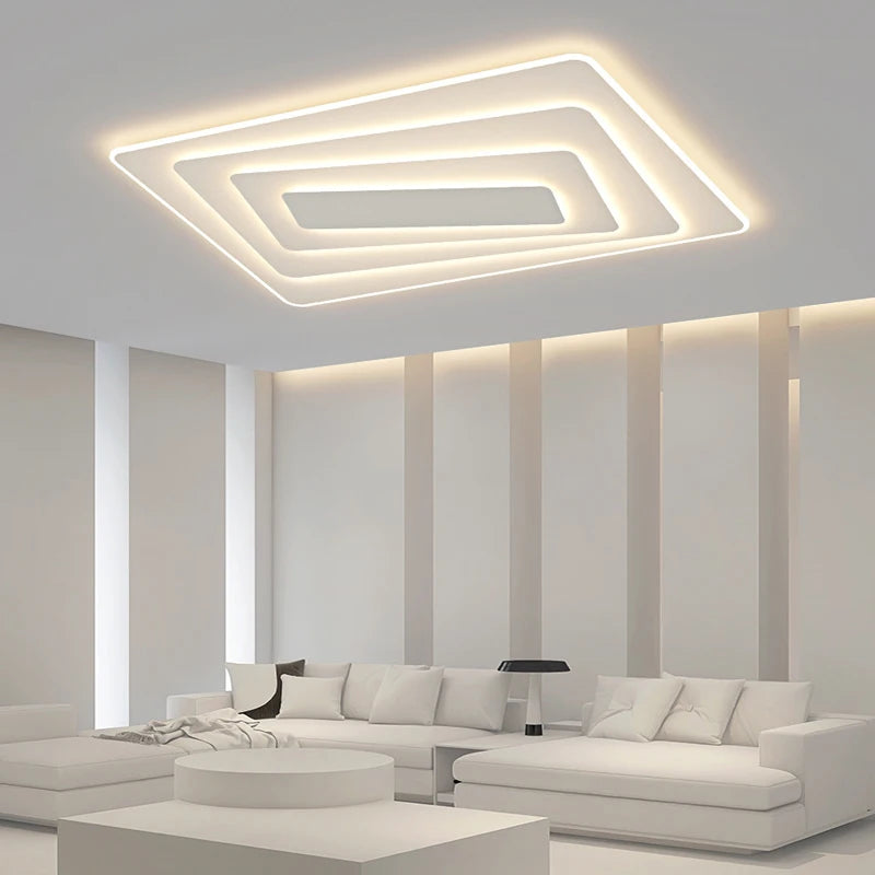 Plafonniers LED modernes salon salle à manger éclairage décor Lustre plafond Lustre lampe intérieure chambre cuisine luminaires - vue 4 sur 13
