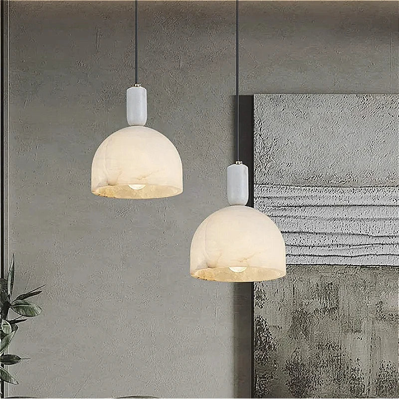 suspension en marbre naturel pour décoration intérieure moderne - vue 6 sur 7