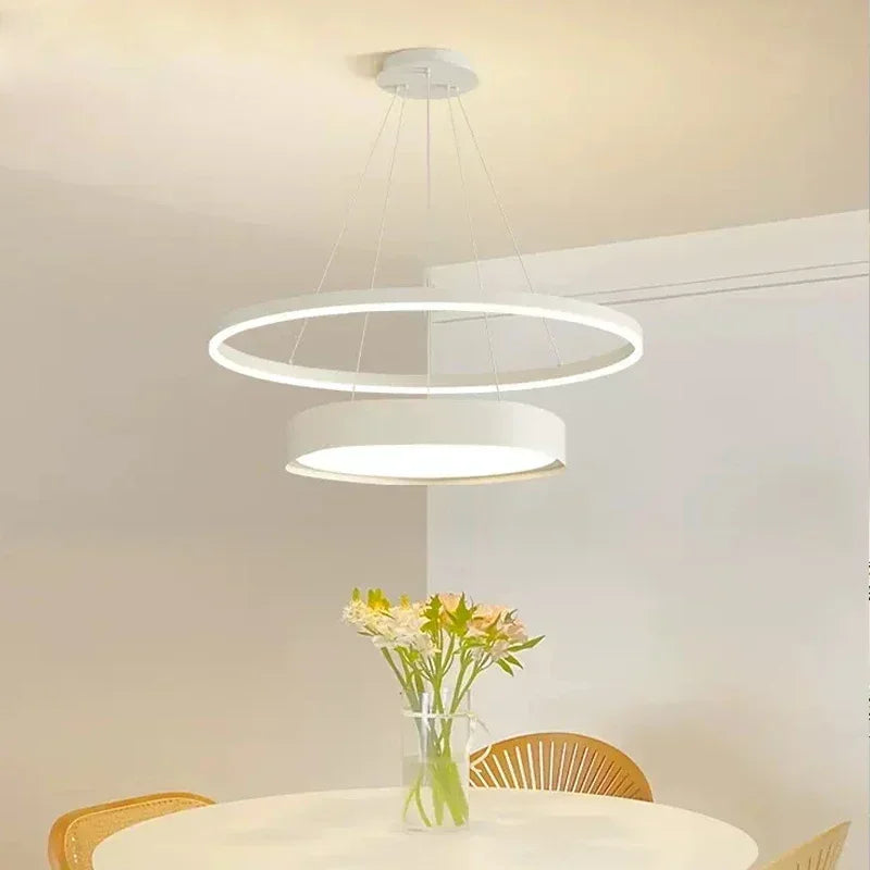 lustre led moderne minimaliste pour intérieur - vue 4 sur 8