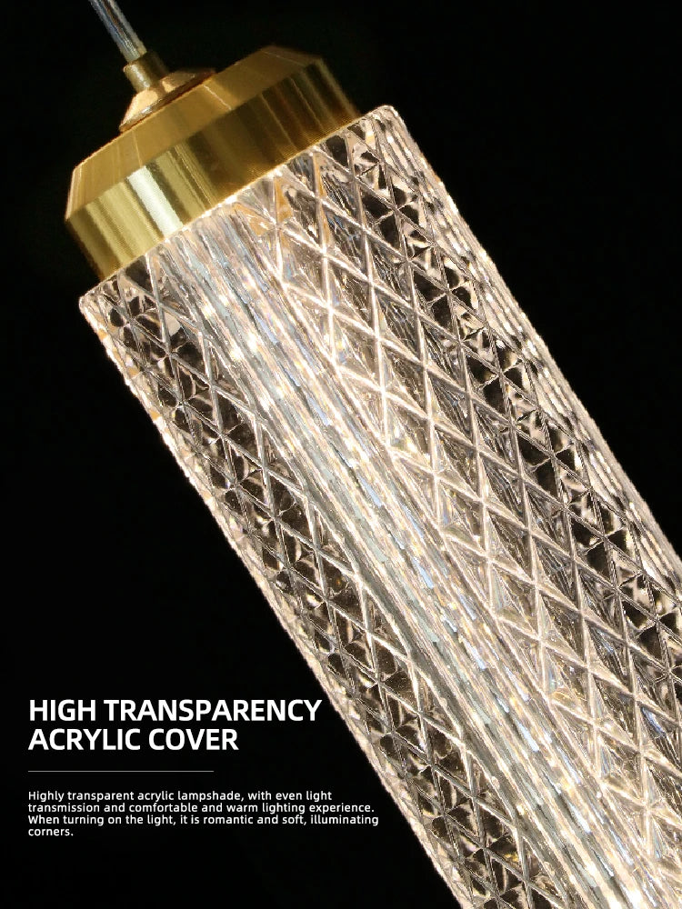lustre moderne suspendu pour un éclairage élégant et contemporain - vue 6 sur 12