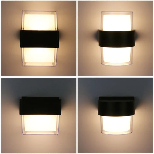 applique murale led résistantes à l'humidité pour décoration extérieure rurale