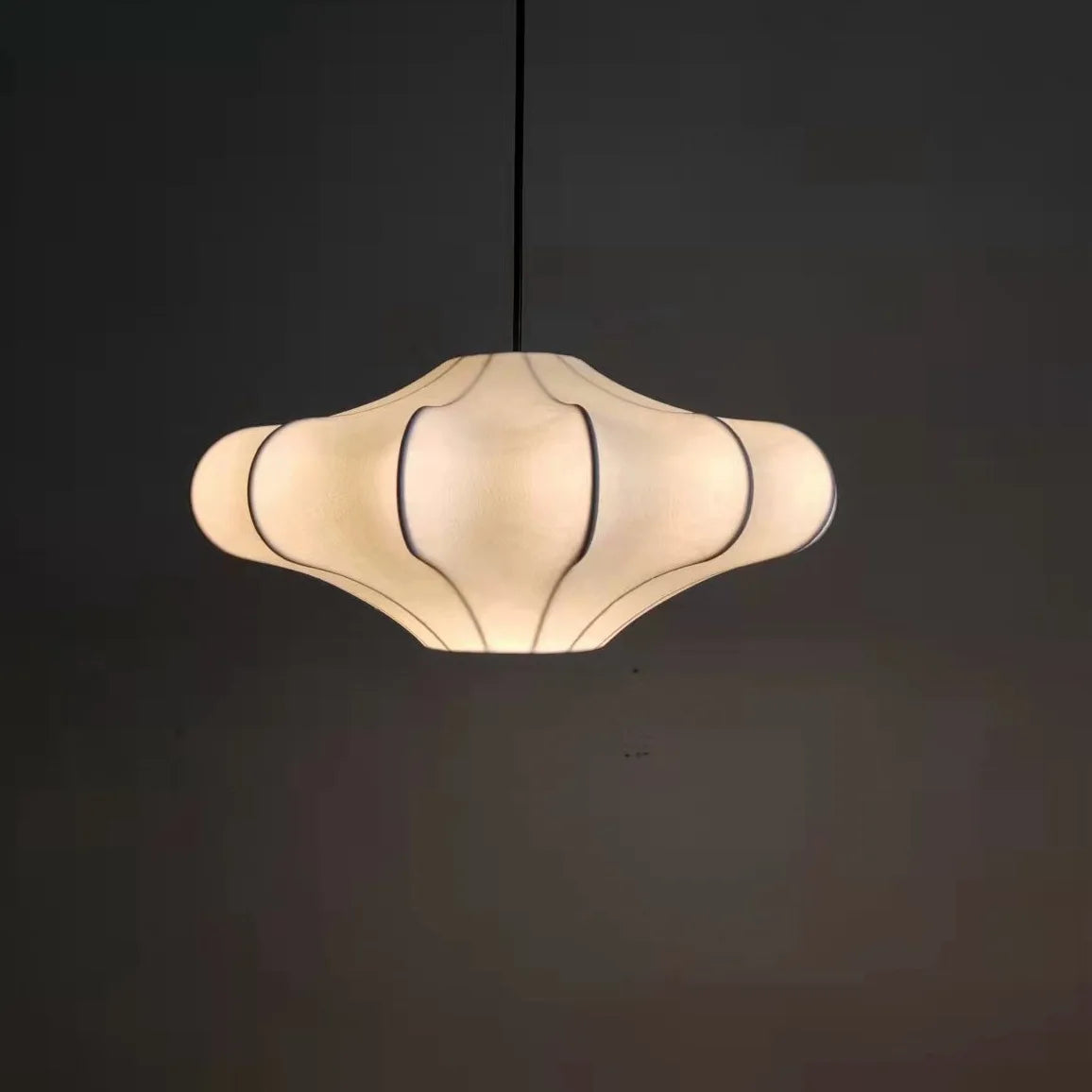 lustre en soie nordique pour décoration intérieure élégante - vue 5 sur 6