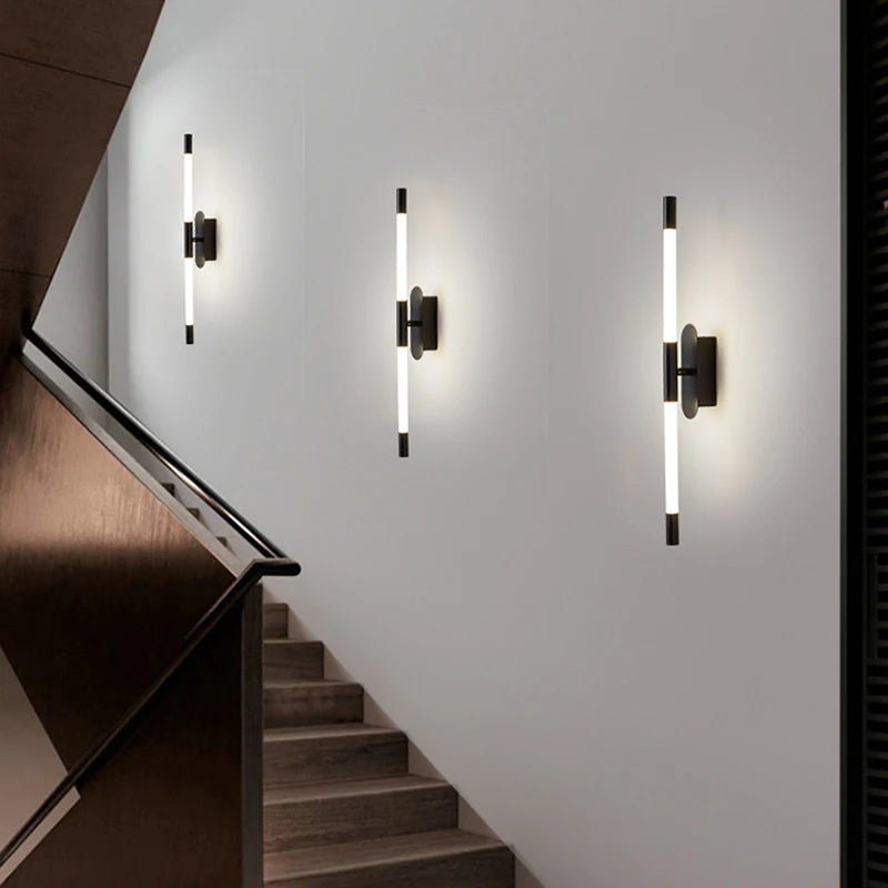 applique murale modernes à double tête minimalistes et créatives led - vue 7 sur 8