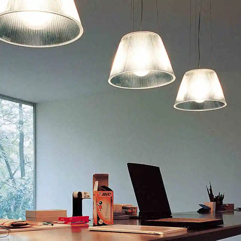 lustre design moderne en verre pour cafés hôtels et magasins - vue 5 sur 8