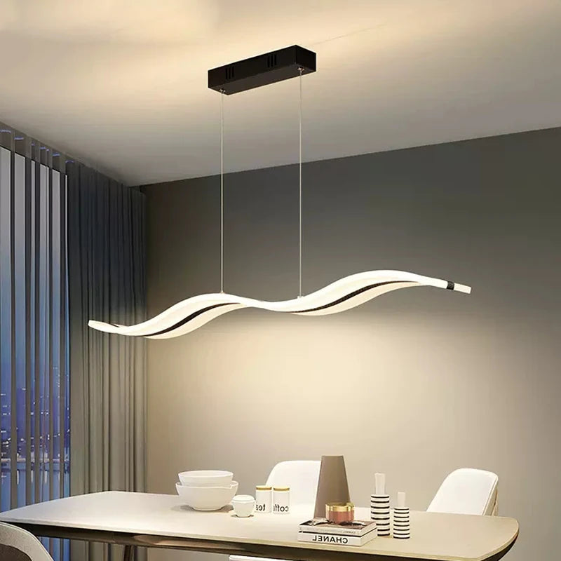 suspension led moderne pour décoration intérieure élégante - vue 5 sur 8