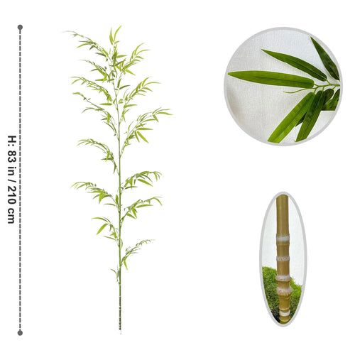 feuilles de bambou artificielles pour décoration d'événements et fêtes - vue 19 sur 23