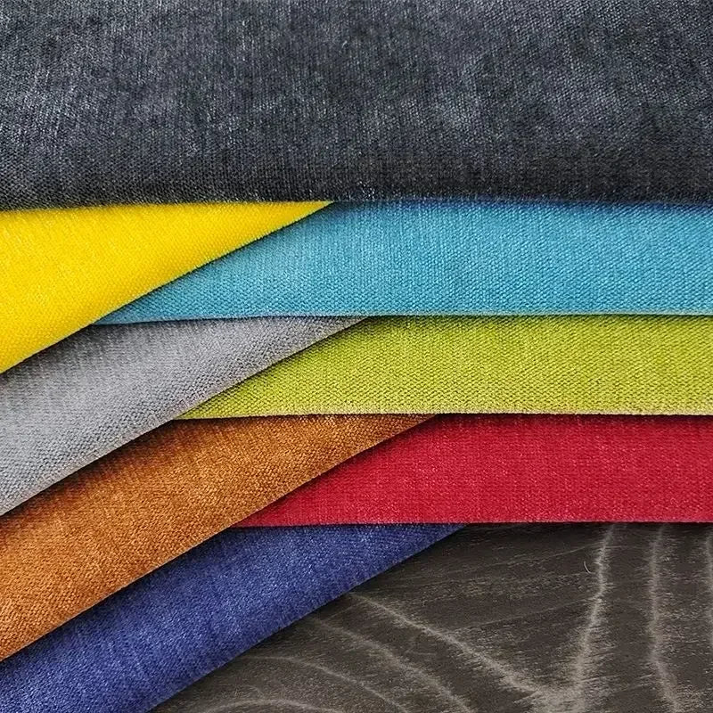 Tissu chenille epais ameublement doux resistant pour salon - vue 3 sur 7