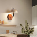applique murale led vintage en forme de champignon en pierre naturelle