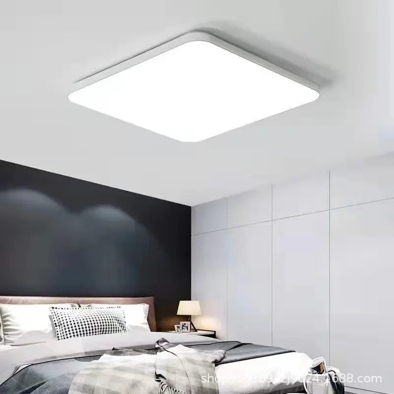 plafonnier led moderne ultra mince en acrylique pour un éclairage élégant - vue 5 sur 13