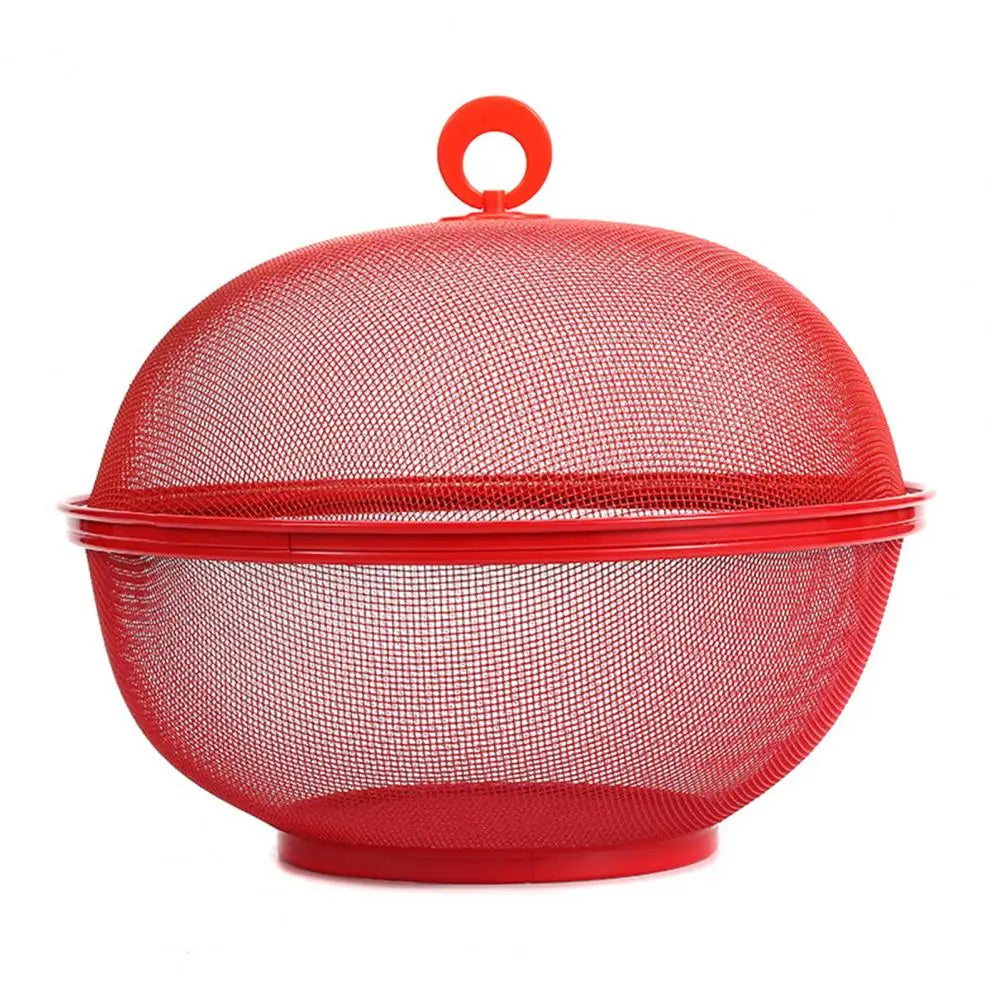 panier à fruits en maille avec couvercle anti-mouches en acier inoxydable - vue 12 sur 12