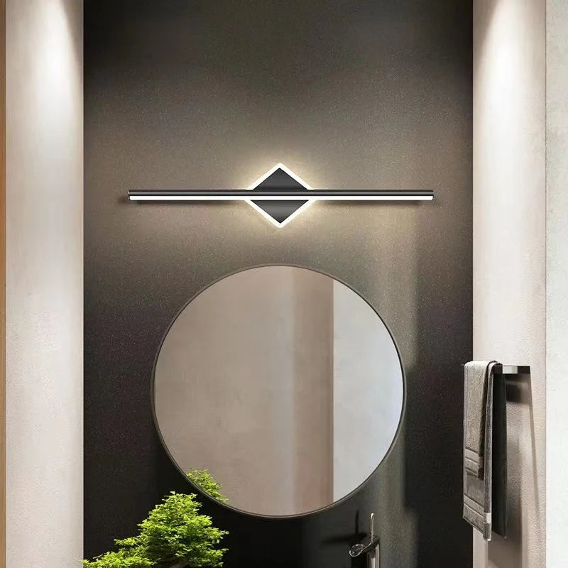 Applique murale LED suspendue au design doré - vue 5 sur 6
