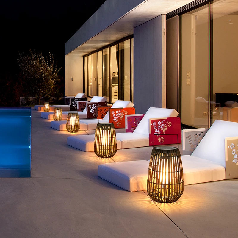 lampadaire solaire décoratif pour jardin et extérieur - vue 3 sur 13