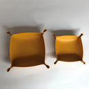 plateau de rangement en cuir pour bureau pliant décoratif