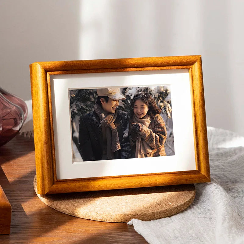 cadre photo en bois pour mariage décor personnalisé de qualité supérieure - vue 6 sur 6