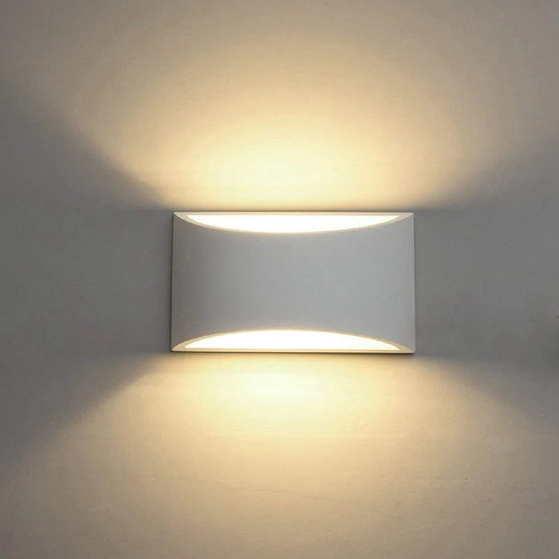 applique murale led aluminium brossé salon chambre maison