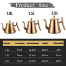 Bouilloire inox avec infuseur compatible toutes plaques