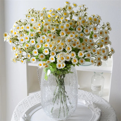 30 têtes de fleurs artificielles pour décoration et arrangements floraux - vue 5 sur 11