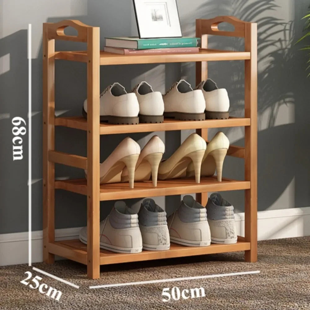 étagère à chaussures intérieure 3 4 5 étages organisateur de rangement multicouche - vue 12 sur 17