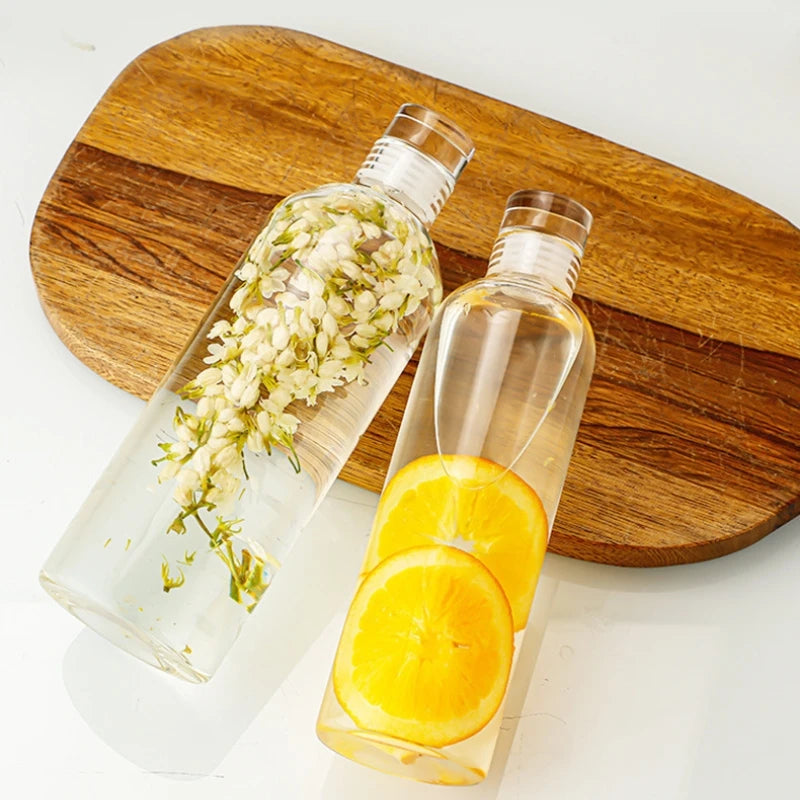 Bouteille eau verre infuseur sport extérieur grande capacité