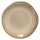Assiette ceramique ronde style retro pour legumes