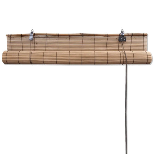 Store enrouleur occultant style naturel pour fenêtre intérieur - vue 5 sur 6