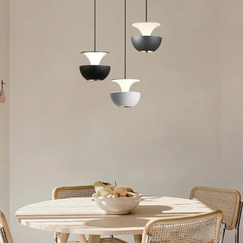 Lustre Led moderne salon chevet cuisine Foyer suspension lampe hôtel Bar Loft Restaurant décoration éclairage suspendu - vue 2 sur 11