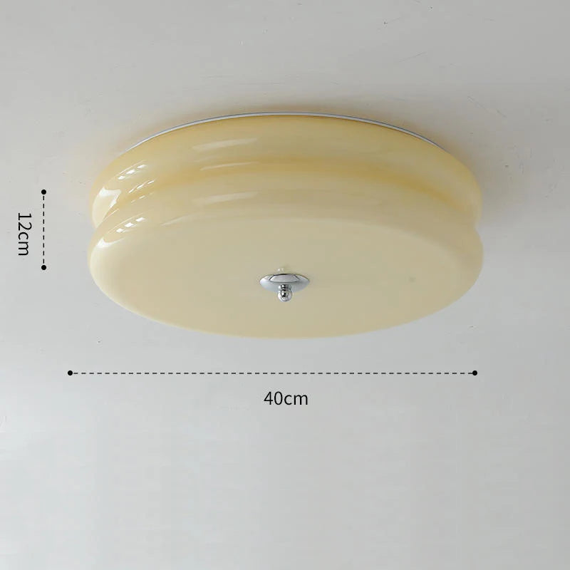 plafonnier rétro en verre pour un style nordique élégant