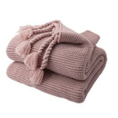plaid maille motif géométrique style moderne canapé hiver