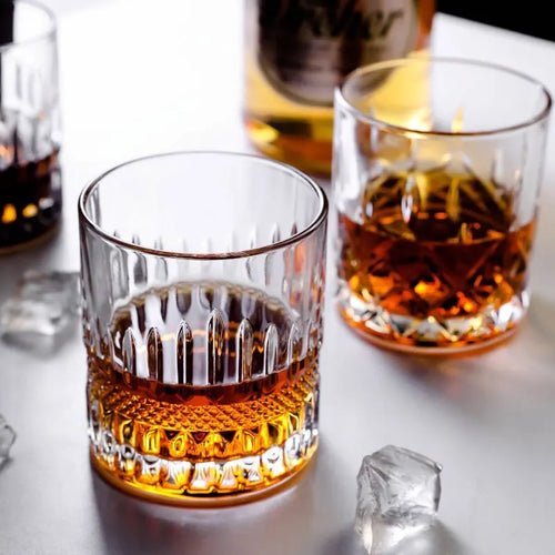 Verre cocktail hockey design original fond epais