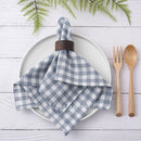 Serviette de table vichy coton style champêtre réutilisable