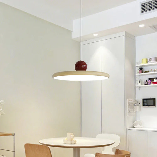 lustre nordique led élégant avec abat-jour pour décoration maison - vue 5 sur 8