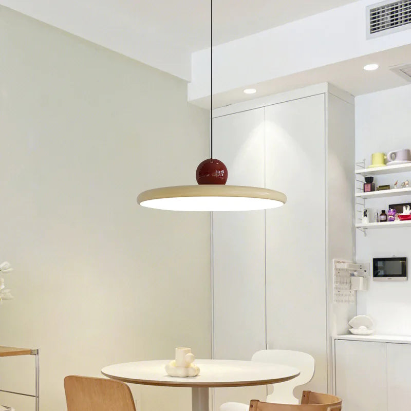 lustre nordique led élégant avec abat-jour pour décoration maison - vue 5 sur 8