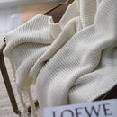 plaid maille motif géométrique style moderne canapé hiver