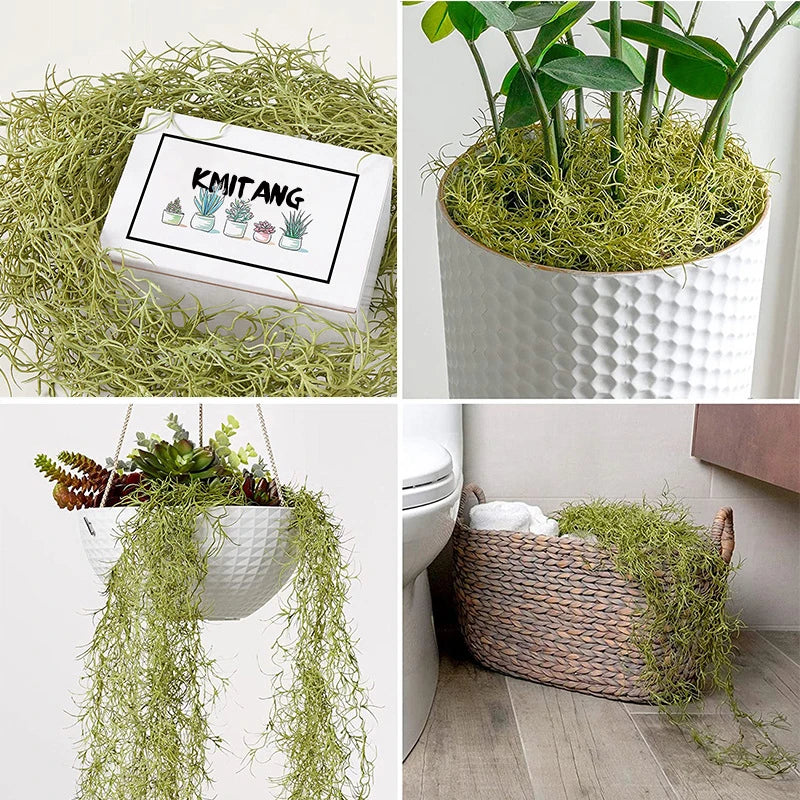 plantes artificielles grimpantes en rotin pour décoration intérieure et extérieure - vue 3 sur 13