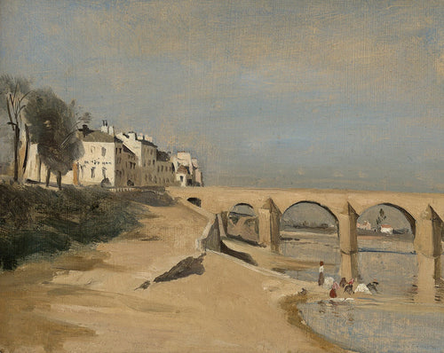 peinture à l'huile vintage paysage marin décor mural méditerranéen