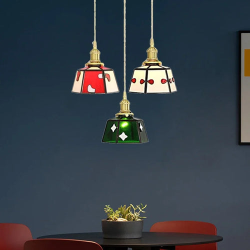 lustre en verre lumineux pour décoration intérieure nordique - vue 6 sur 9