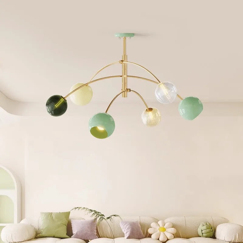 lustre led de luxe moderne pour éclairage intérieur - vue 5 sur 7