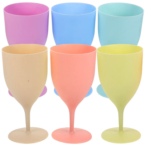 Lot de 6 flutes champagne plastique reutilisable fete