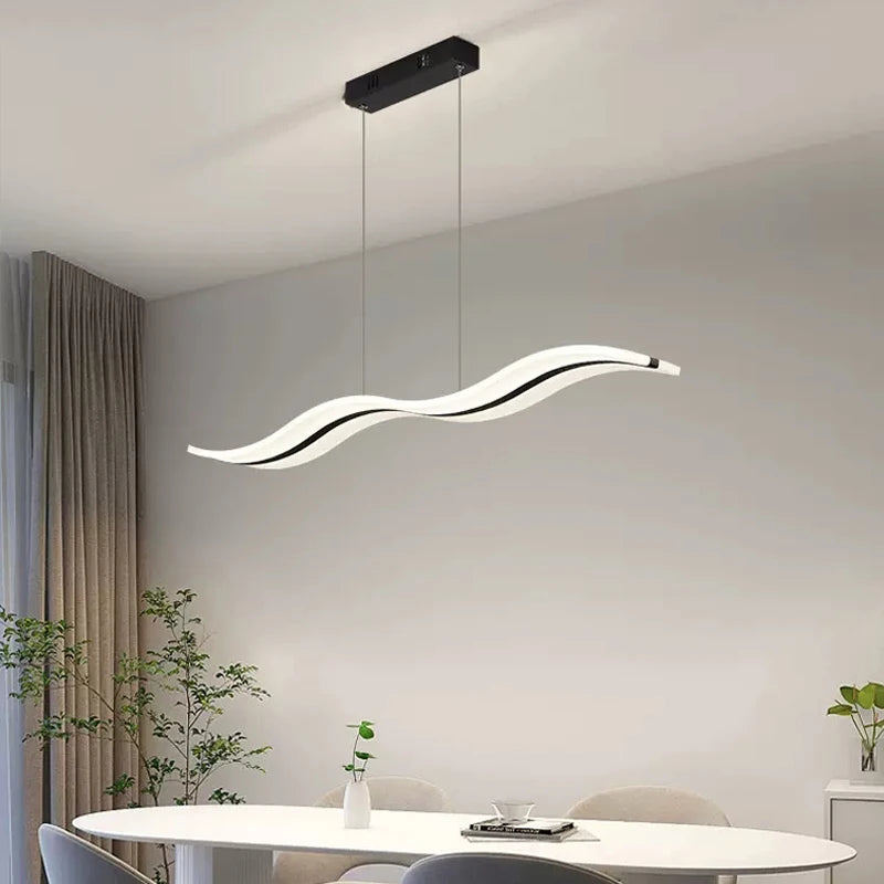 suspension led moderne pour décoration intérieure élégante - vue 4 sur 8