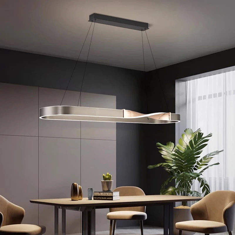 lustre led décoratif moderne suspension plafonnier éclairage intérieur