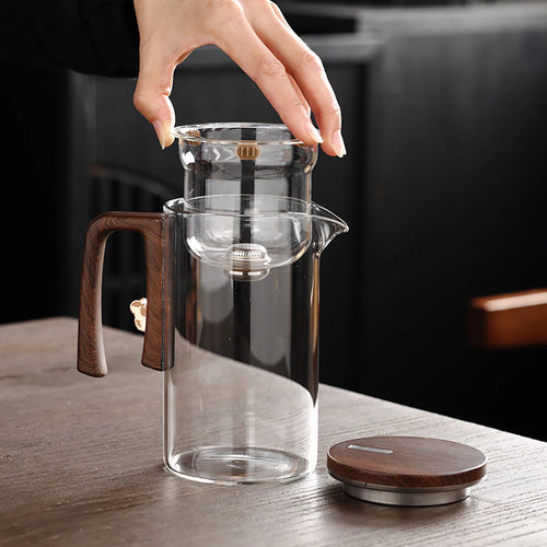 Theiere en verre avec infuseur filtre 520ml720ml