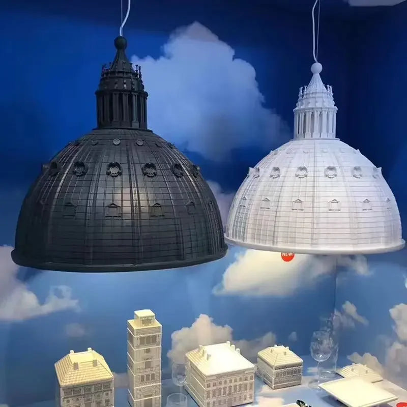 Modern Minimalist Chandelier Italian Designer St. Paul's Church Pendant Lamp Living Room Restaurant Hotel Lobby Decorative Light - vue 4 sur 8