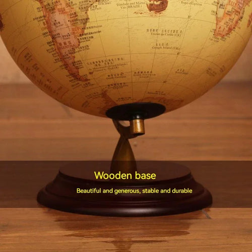 lampe de bureau led avec globe terrestre rotatif décoratif - vue 5 sur 10