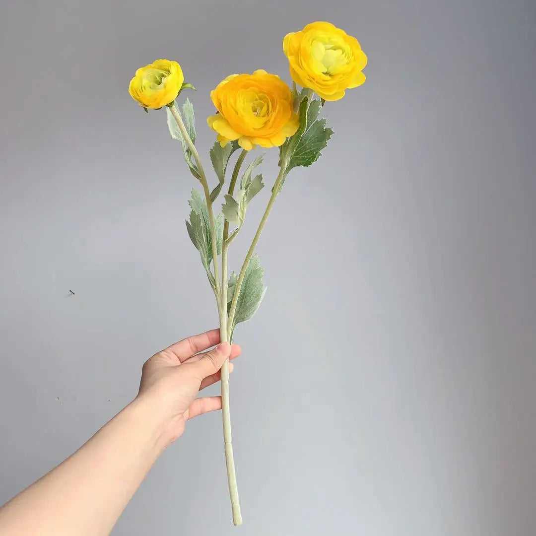 bouquet de fleurs artificielles en soie pour décoration et accessoires photo - vue 10 sur 12